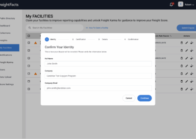 Freight Facts MyFacilities