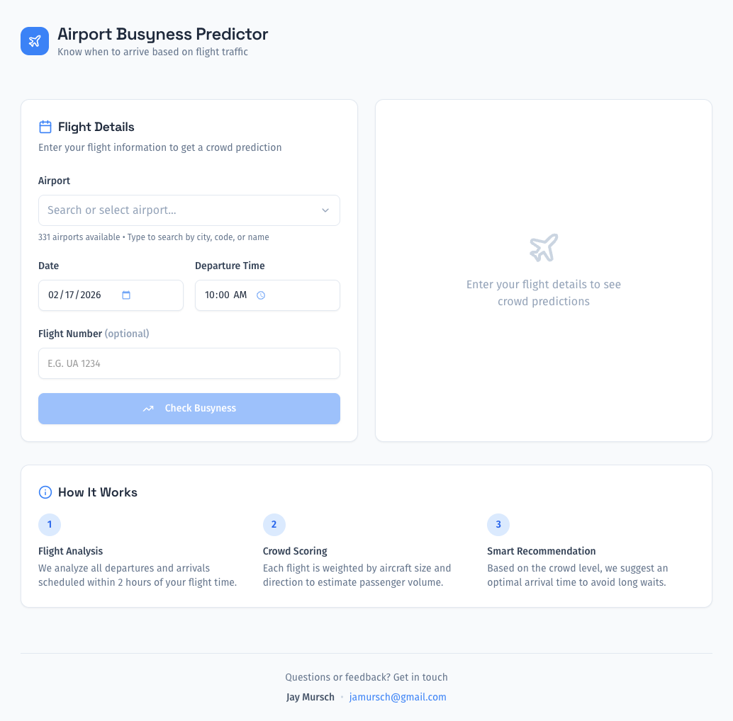 HowBusyIsMyAirport.com